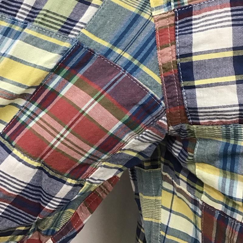 エディーバウアー Eddie Bauer シャツ、ブラウス 長袖 ボタンダウン パッチワーク S 刺繍 マルチカラー / マルチカラー /  メンズ USED 古着 中古 10112915