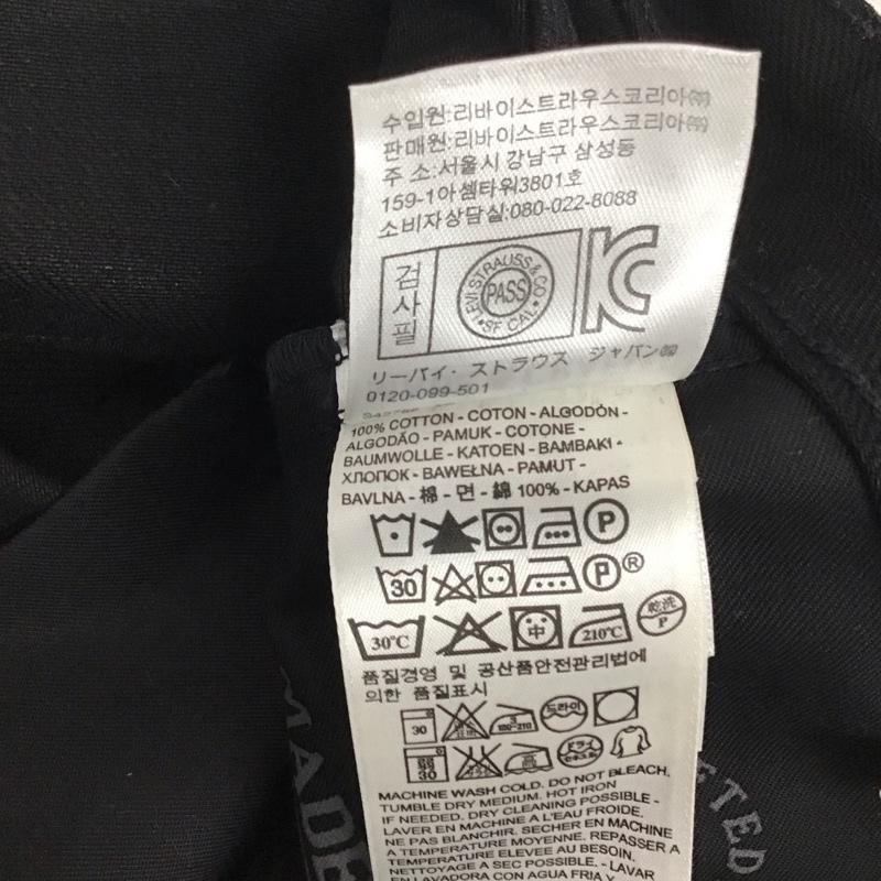 リーバイスメイドアンドクラフテッド Levi s Made & Crafted パンツ デニム、ジーンズ デニムパンツ スリムパンツ カジュアルパンツ 31インチ 無地 黒 / ブラック /  メンズ USED 古着 中古 10133316