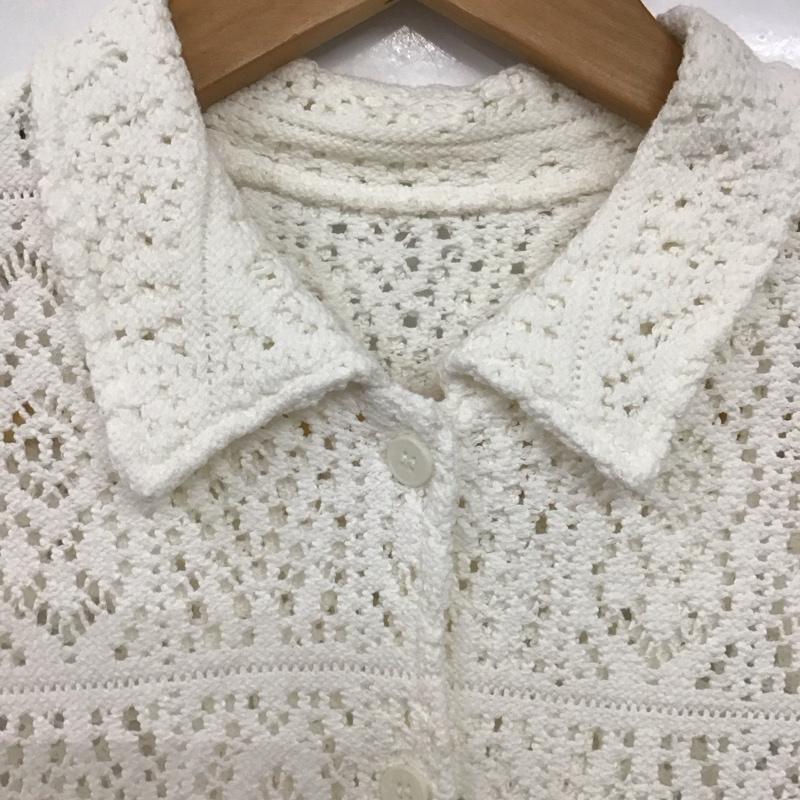 ローリーズファーム LOWRYS FARM シャツ、ブラウス 半袖 FREE 無地 白 / ホワイト /  レディース USED 古着 中古 10144584