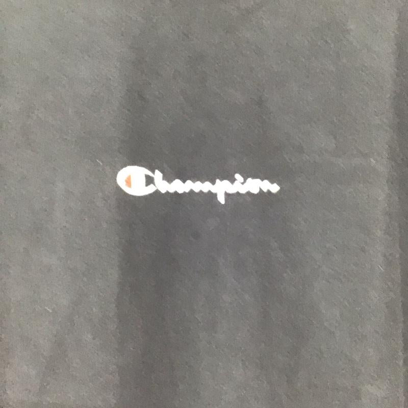 チャンピオン Campion Tシャツ 半袖 c8-m394 半袖Tシャツ 半袖カットソー プリントTシャツ M ロゴ、文字 黒 / ブラック /  メンズ USED 古着 中古 10142615