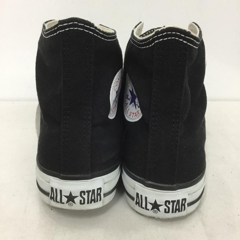 コンバース CONVERSE スニーカー スニーカー M9160 ALL STAR HI ハイカット 23cm 23.0cm ロゴ、文字 黒 / ブラック / X 白 / ホワイト /  レディース USED 古着 中古 10141558