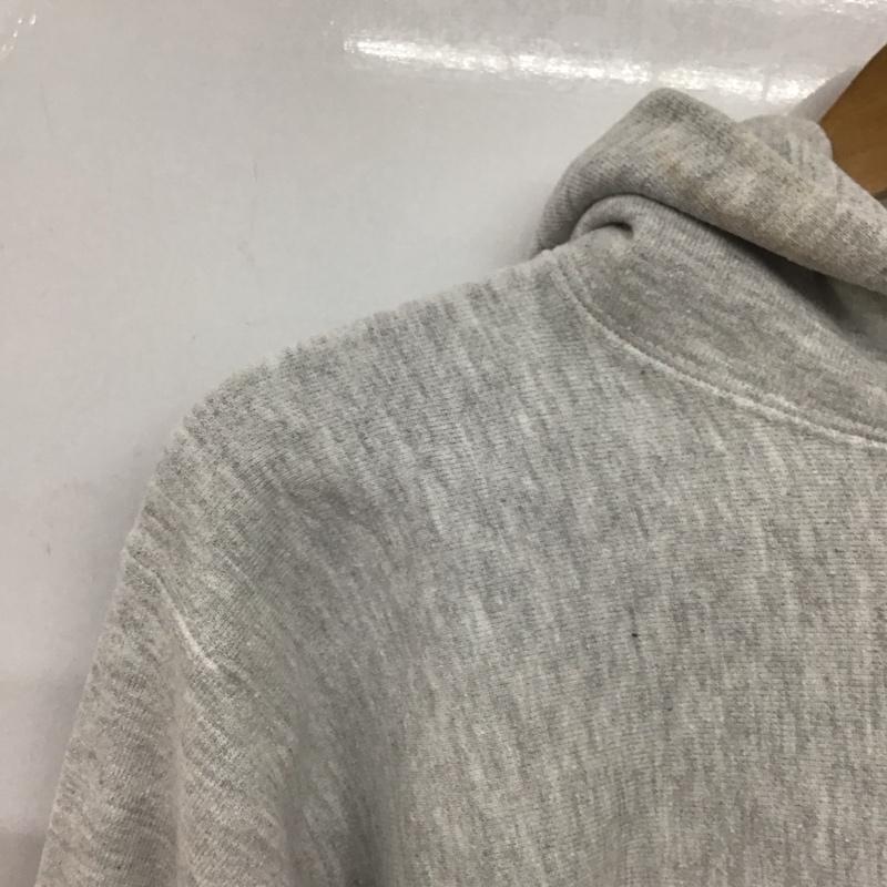 チャンピオン Champion パーカー 長袖 長袖パーカー プルオーバーパーカー スウェット L ロゴ、文字 灰 / グレー /  メンズ USED 古着 中古 10149018