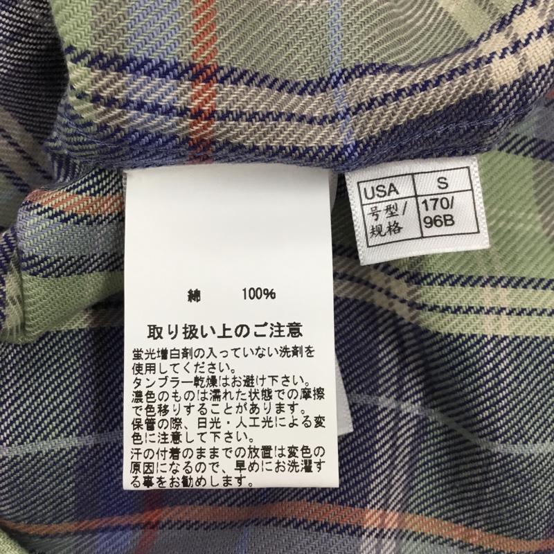 ブルックスブラザーズ BROOKS BROTHERS シャツ、ブラウス 長袖 S チェック マルチカラー / マルチカラー /  メンズ USED 古着 中古 10112751