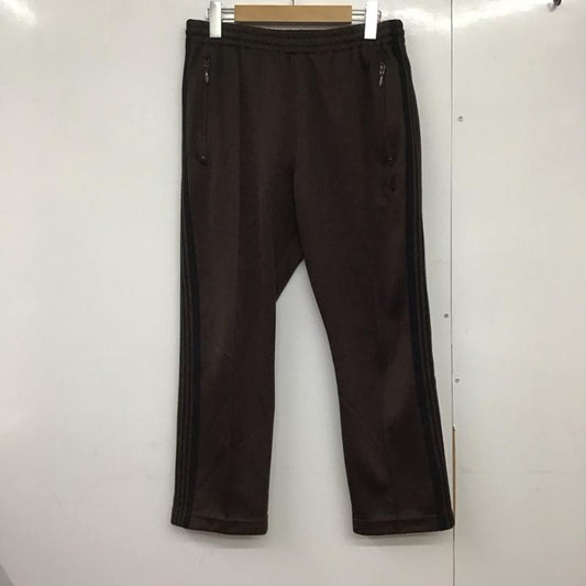 ニードルス Needles パンツ ワークパンツ、ペインターパンツ ワークパンツ ワイドパンツ カジュアルパンツ ジャージ S ロゴ、文字 茶 / ブラウン /  メンズ USED 古着 中古 10142922