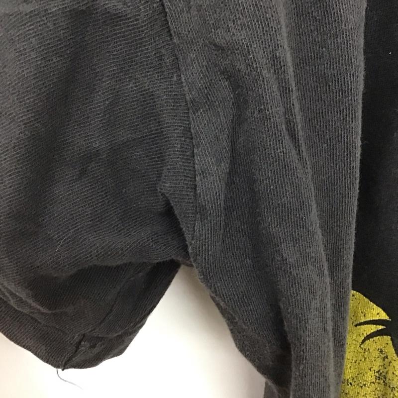古着 USED Tシャツ 半袖 半袖カットソー プリントTシャツ クルーネックカットソー ONE SIZE プリント ダークグレー / ダークグレー /  メンズ USED 古着 中古 10146717