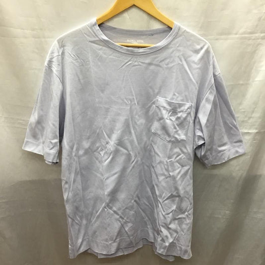 グローバルワーク GLOBAL WORK Tシャツ 半袖 GW232056AD 抗菌クリーンT L 無地 X 無地 紫 / パープル / X 紫 / パープル /  メンズ USED 古着 中古 10119333