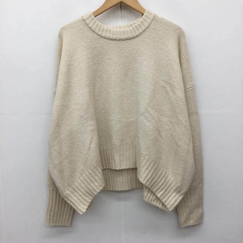 セポ cepo ニット、セーター 長袖 CZM-0034 M 無地 オフホワイト / オフホワイト /  レディース USED 古着 中古 10142855