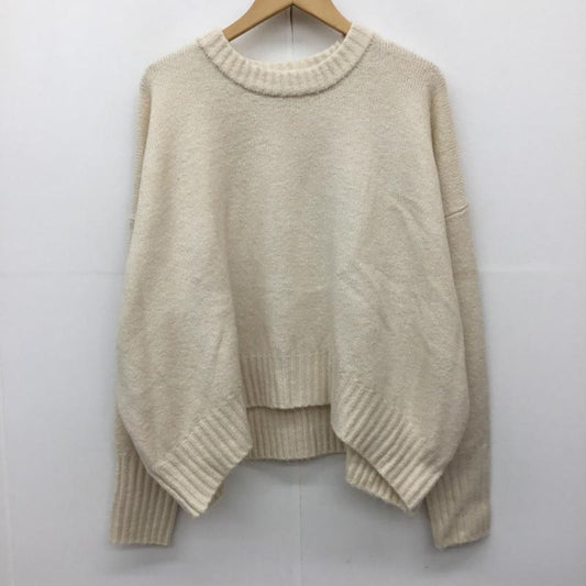 セポ cepo ニット、セーター 長袖 CZM-0034 M 無地 オフホワイト / オフホワイト /  レディース USED 古着 中古 10142855