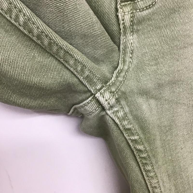 ザラ ZARA パンツ デニム、ジーンズ 4060/810/537 スキニーパンツ 38 無地 カーキ / カーキ /  レディース USED 古着 中古 10133632