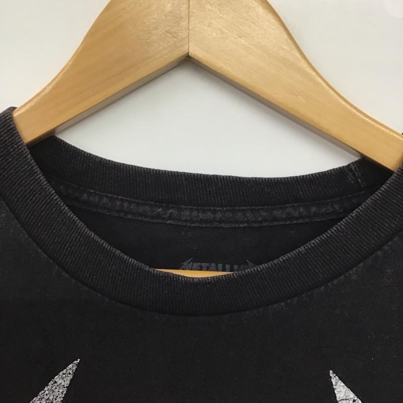 古着 USED Tシャツ 半袖 半袖カットソー プリントTシャツ クルーネックカットソー L プリント 黒 / ブラック /  メンズ USED 古着 中古 10143700