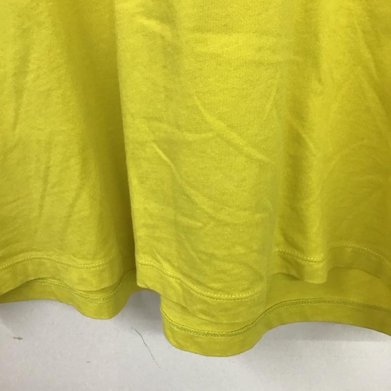 ギャップ GAP Tシャツ 半袖 M ロゴ、文字 X プリント 黄 / イエロー /  メンズ USED 古着 中古 10130156