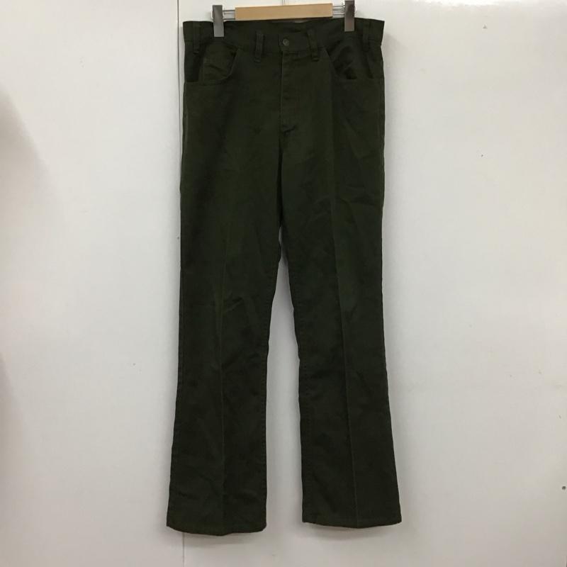 リーバイス Levi s パンツ ワークパンツ、ペインターパンツ 70年代 BIG-E STA-PREST 無地 カーキ / カーキ /  メンズ USED 古着 中古 10112666