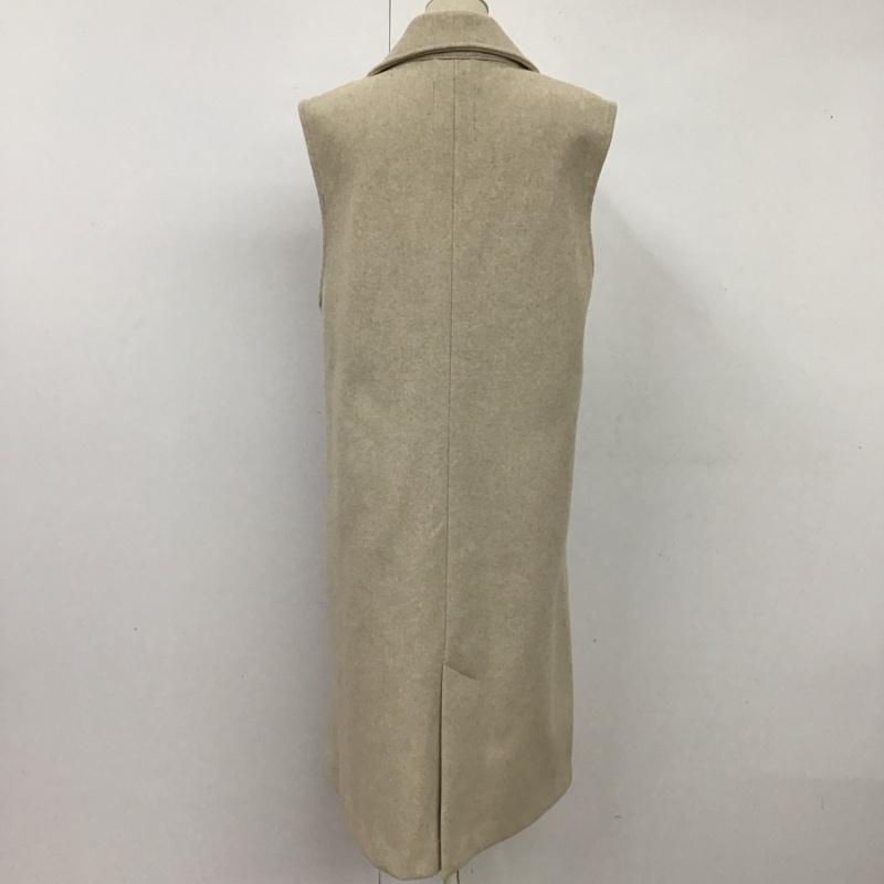 ザラ ZARA ベスト ベスト 3046 286 710 ロング ジレ XS 無地 アイボリー / アイボリー /  レディース USED 古着 中古 10116144