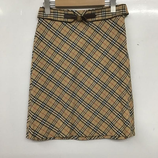 バーバリーブルーレーベル BURBERRY BLUE LABEL スカート ミニスカート 38 チェック マルチカラー / マルチカラー /  レディース USED 古着 中古 10139592