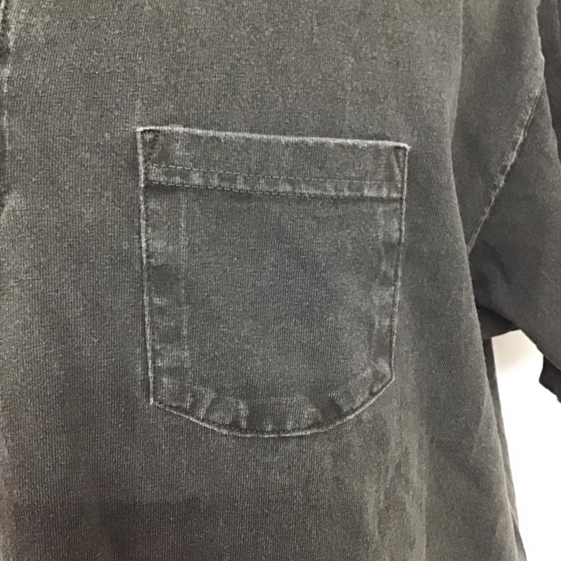 グッドオン Good On ポロシャツ 半袖 半袖ポロシャツ カラーシャツ 半袖カットソー 無地 黒 / ブラック /  メンズ USED 古着 中古 10112692