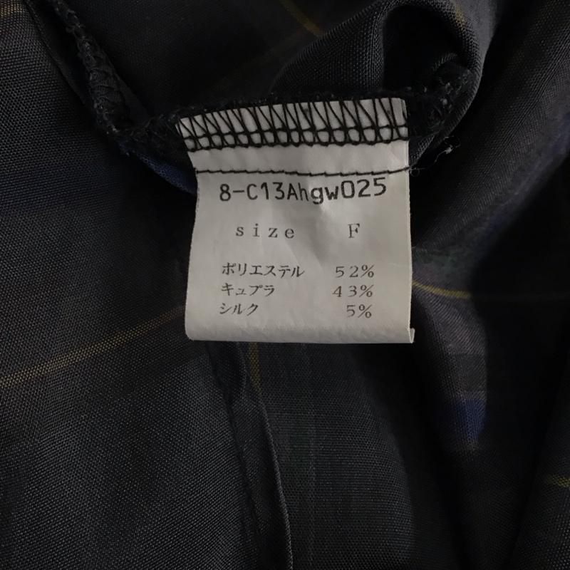 ロッソ ROSSO シャツ、ブラウス 長袖 8-c13ahgw025 チェック柄ロングシャツ チュニック FREE チェック マルチカラー / マルチカラー /  レディース USED 古着 中古 10146472