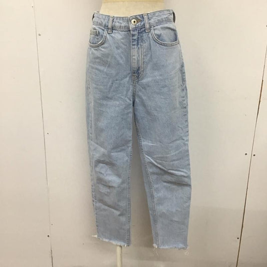ザラ ZARA パンツ デニム、ジーンズ カットオフ 無地 水色 / ライトブルー /  レディース USED 古着 中古 10108076