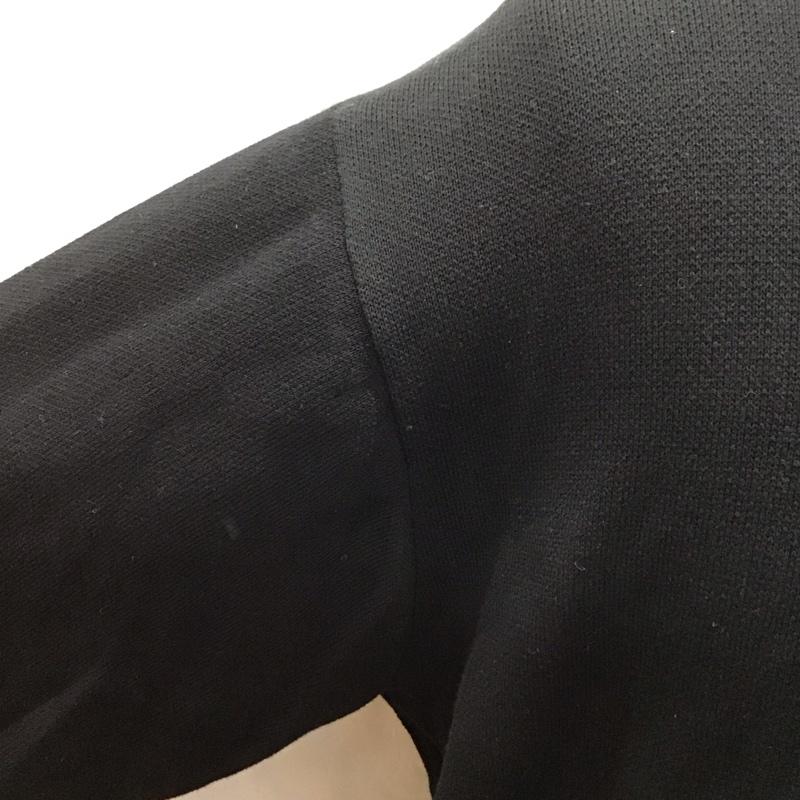 アンディフィーテッド UNDEFEATED カーディガン 長袖 Vネック コットン XL ロゴ、文字 黒 / ブラック /  メンズ USED 古着 中古 10121176