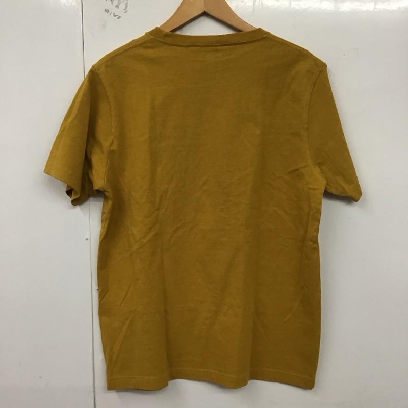 ベンデイビス BEN DAVIS Tシャツ 半袖 半袖カットソー プリントTシャツ クルーネックカットソー L ロゴ、文字 黄 / イエロー /  メンズ USED 古着 中古 10128643