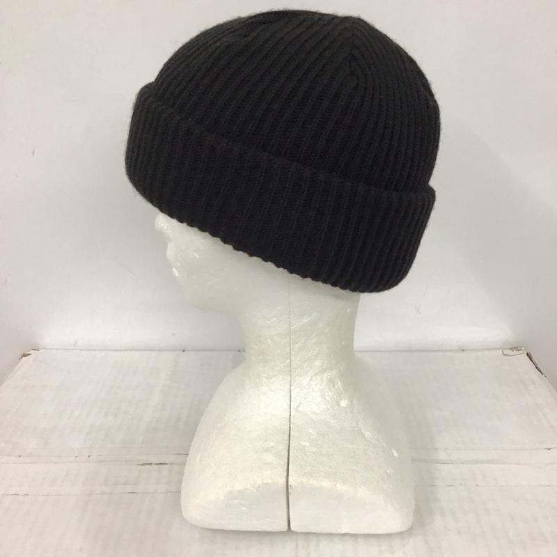ラディアル RADIALL 帽子 ニット帽 RAD-23AW-HAT009 ワッチキャップ ロゴ、文字 黒 / ブラック /  メンズ USED 古着 中古 10122587