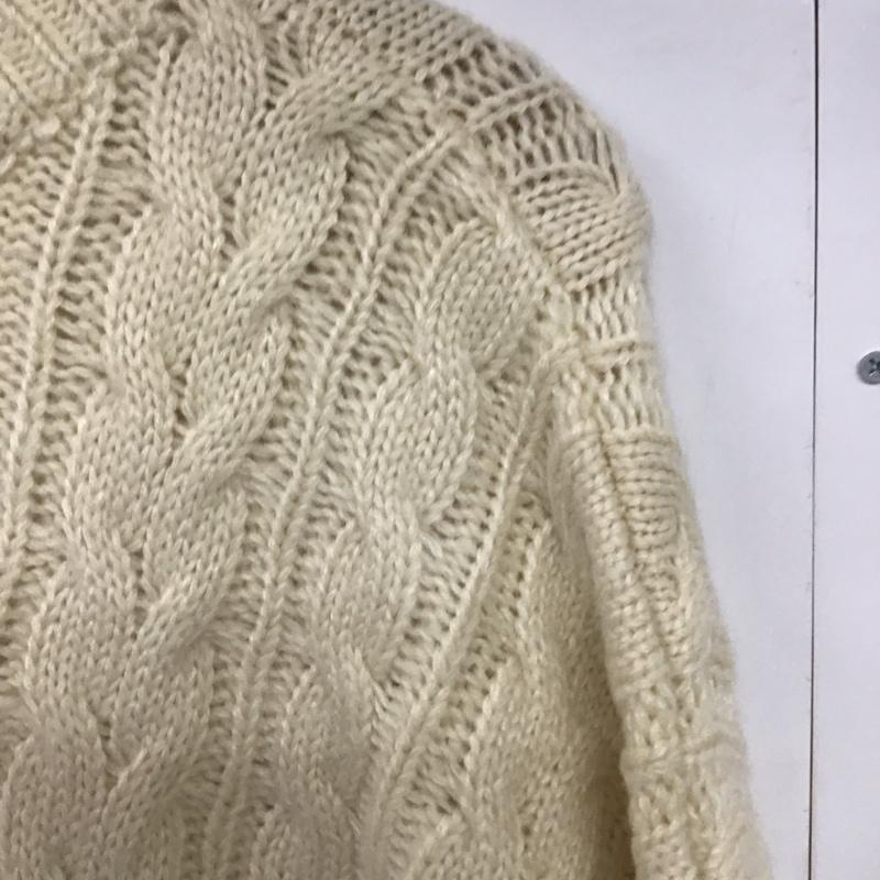 セレクトモカ select MOCA ニット、セーター 長袖 10008256 ケーブルオーバーサイズニット FREE 無地 アイボリー / アイボリー /  レディース USED 古着 中古 10142793