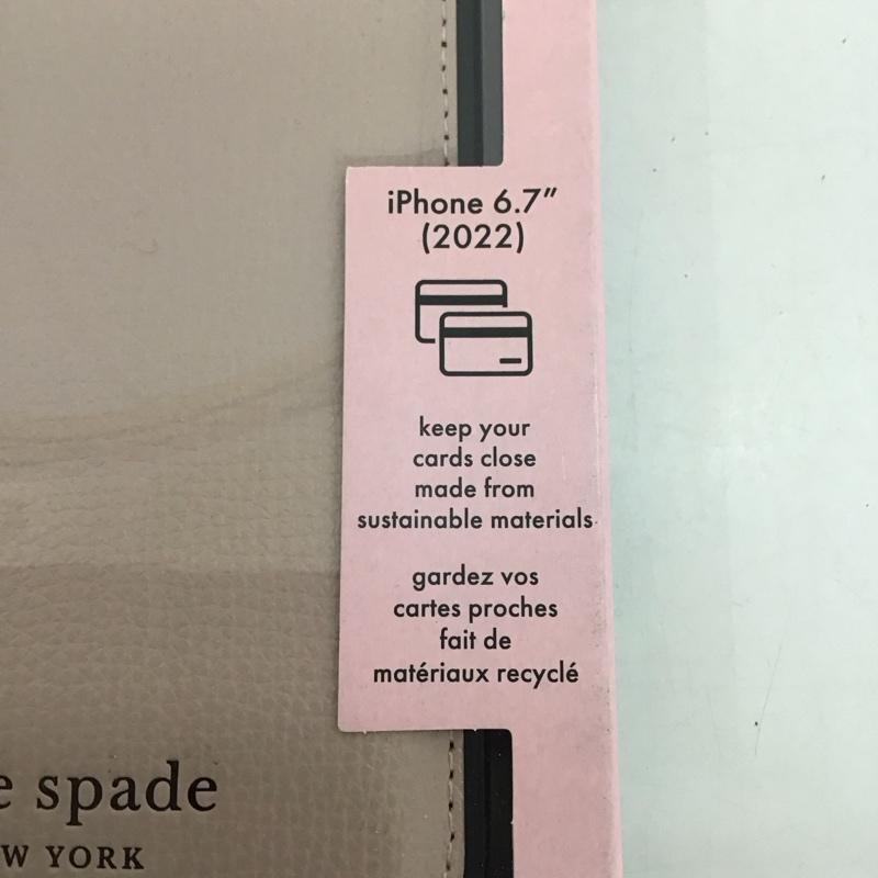 ケイトスペード Kate Spade ファッション小物 ファッション小物 KSIPH-256-PLVMB iPhone14 Plus iPhoneケース 手帳型 無地 桃 / ピンク /  レディース USED 古着 中古 10124308