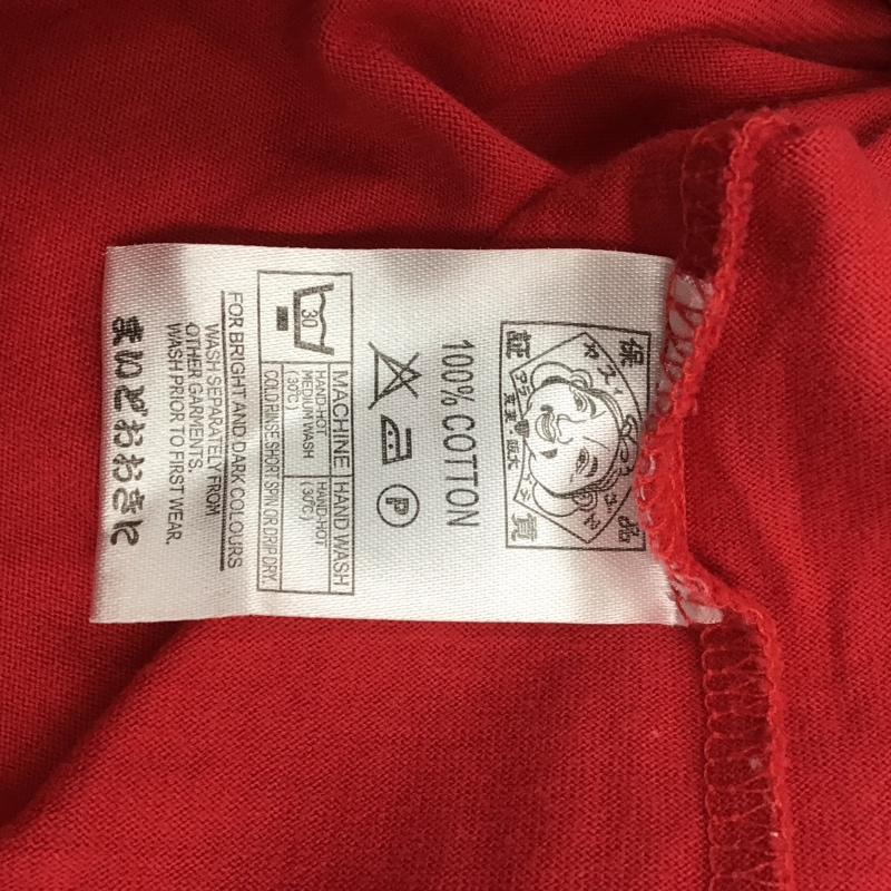 エヴィス EVISU Tシャツ 半袖 120cm キッズ 120cm ワンポイント 赤 / レッド /  ボーイズ USED 古着 中古 10116921