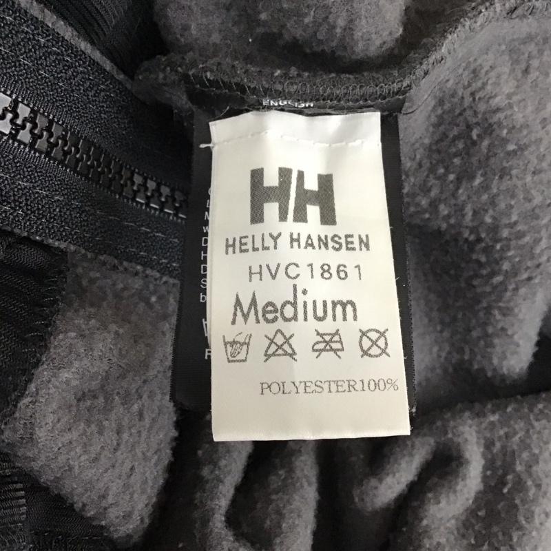 ヘリーハンセン HELLY HANSEN ジャケット、上着 ジャンパー、ブルゾン ジップアップフリースジャケット アウター カジュアルジャケット M ロゴ、文字 灰 / グレー /  メンズ USED 古着 中古 10108680