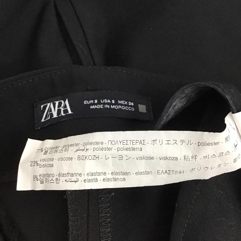 ザラ ZARA パンツ ショートパンツ 2319 789 800 S 無地 黒 / ブラック /  レディース USED 古着 中古 10116688