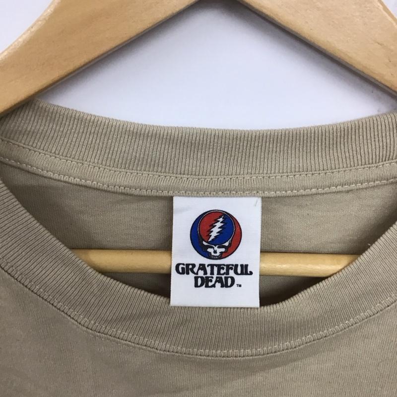 古着 USED Tシャツ 半袖 半袖カットソー プリントTシャツ クルーネックカットソー バンドTシャツ greatefuldead XL ロゴ、文字 ベージュ / ベージュ /  メンズ USED 古着 中古 10134584