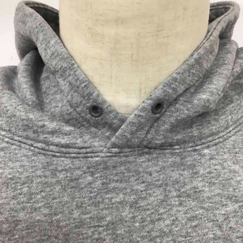 ナイキ NIKE パーカー 長袖 CW4384-063 スウェット プルオーバー フーディー 裏起毛 XL ロゴ、文字 灰 / グレー /  メンズ USED 古着 中古 10114954