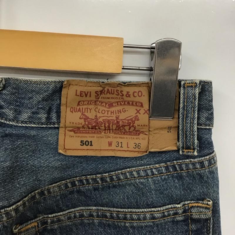 リーバイストラウスアンドコー Levi Strauss & co. パンツ デニム、ジーンズ デニムパンツ スリムパンツ カジュアルパンツ 31インチ 無地 インディゴ / インディゴ /  メンズ USED 古着 中古 10137765