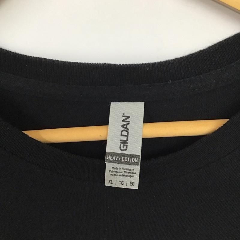 ギルダン GILDAN Tシャツ 半袖 半袖カットソー プリントTシャツ クルーネックカットソー 古着 スパイスガールズ XL プリント 黒 / ブラック /  メンズ USED 古着 中古 10140656