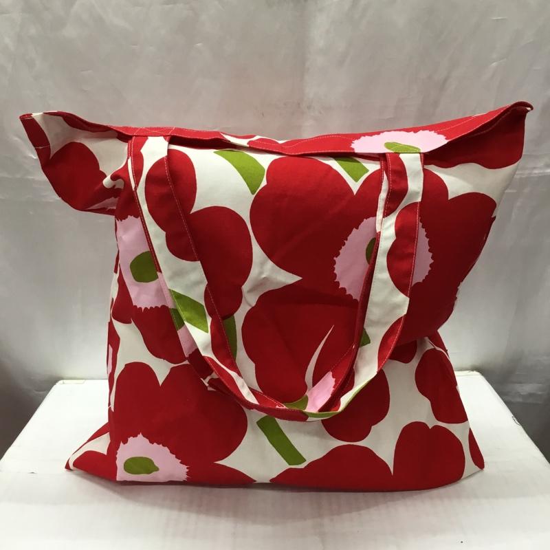 マリメッコ marimekko トートバッグ トートバッグ ウニッコ 総柄 赤 / レッド /  レディース USED 古着 中古 10115051