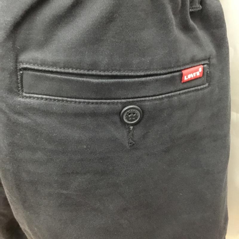 リーバイス Levi s パンツ ショートパンツ ハーフパンツ ショートパンツ カジュアルパンツ L 無地 黒 / ブラック /  メンズ USED 古着 中古 10108396