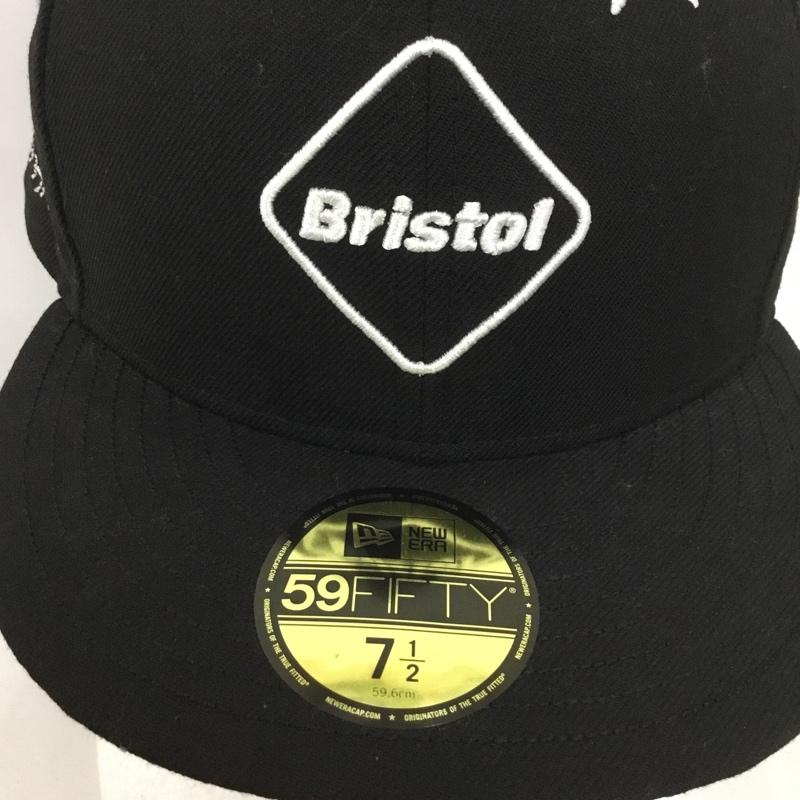 エフシーレアルブリストル F.C.Real Bristol 帽子 キャップ NEW ERA SOPH. 100周年 F.C.R.B. 59FIFTY 59.6cm ロゴ、文字 黒 / ブラック /  メンズ USED 古着 中古 10134772