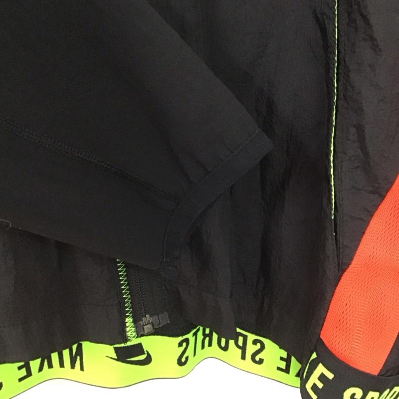 ナイキ NIKE ジャケット、上着 ジャケット、ブレザー bv3304-010 フレックスフルジップジャケット ナイロンジャケット XL ロゴ、文字 黒 / ブラック /  メンズ USED 古着 中古 10146579