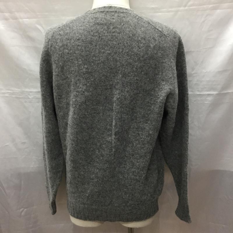 古着 USED ニット、セーター 長袖 長袖ニットカットソー ニット セーター クルーネックニット scottson 38 無地 灰 / グレー /  メンズ USED 古着 中古 10118631
