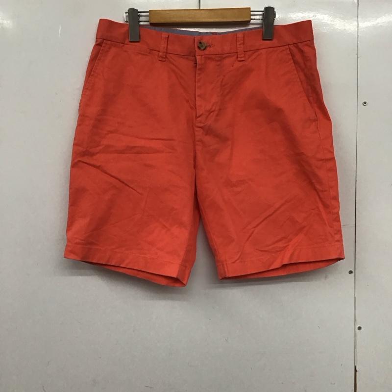 トミーヒルフィガー TOMMY HILFIGER パンツ ショートパンツ ショートパンツ ハーフパンツ カジュアルパンツ 32インチ 無地 橙 / オレンジ /  メンズ USED 古着 中古 10146792