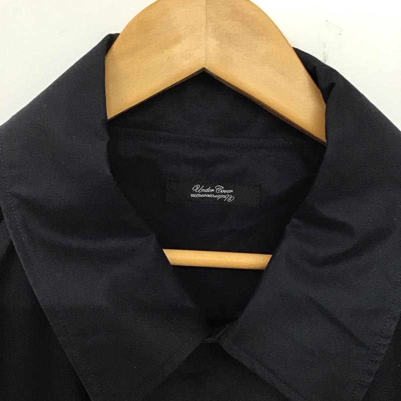 スーアンダーカバー SueUNDERCOVER ジャケット、上着 ジャンパー、ブルゾン ucp9302 トレンチコート アウター ロングコートジャケット 3 ロゴ、文字 紺 / ネイビー /  メンズ USED 古着 中古 10140302