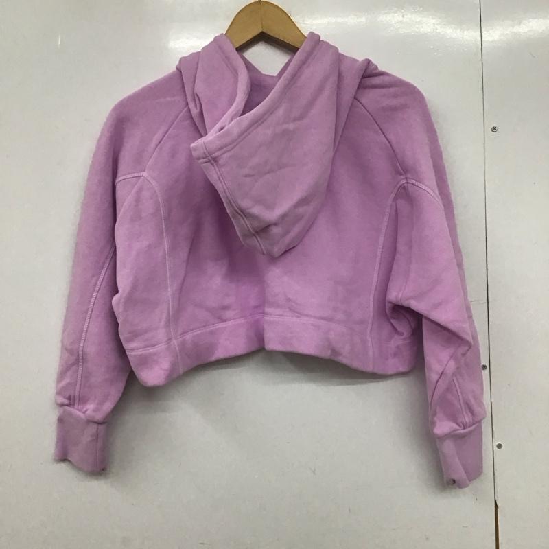 アディダス adidas パーカー 長袖 FM1745 クロップド パーカー M プリント 紫 / パープル /  レディース USED 古着 中古 10146791