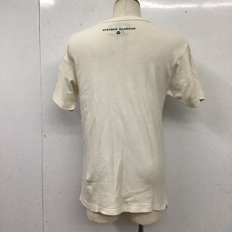 ヒステリックグラマー HYSTERIC GLAMOUR Tシャツ 半袖 02192ce02 半袖カットソー Tシャツ L 無地 白 / ホワイト /  メンズ USED 古着 中古 10118239