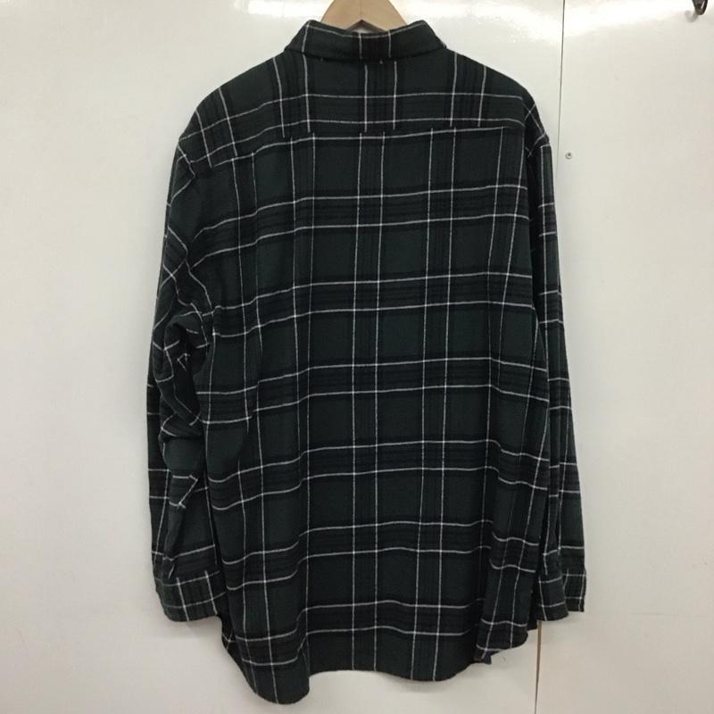 フリークスストア FREAK S STORE シャツ、ブラウス 長袖 長袖シャツ チェックシャツ カラーシャツ L チェック 緑 / グリーン /  メンズ USED 古着 中古 10142959