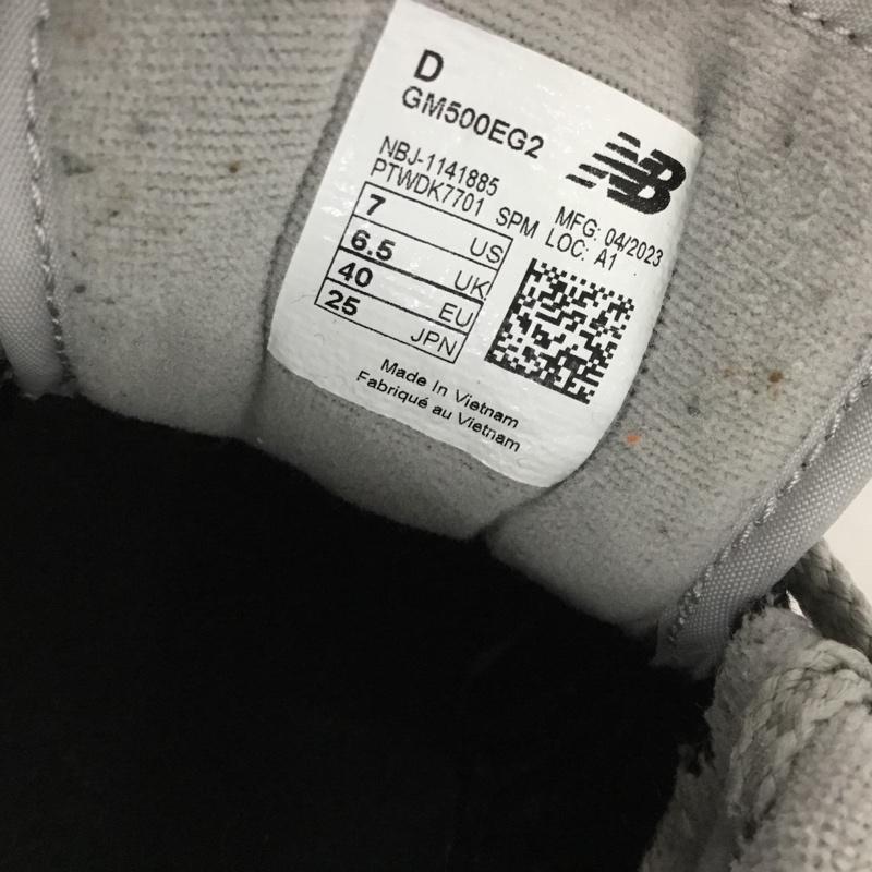 ニューバランス New Balance スニーカー スニーカー GM500 EG2 25cm 25.0cm ロゴ、文字 灰 / グレー /  レディース USED 古着 中古 10148644