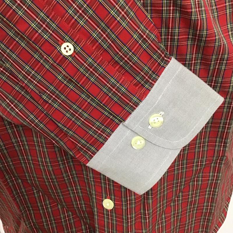ブルックスブラザーズ BROOKS BROTHERS シャツ、ブラウス 長袖 長袖シャツ カラーシャツ ポケットシャツ 長袖カットソー チェックシャツ M チェック マルチカラー / マルチカラー /  メンズ USED 古着 中古 10112784