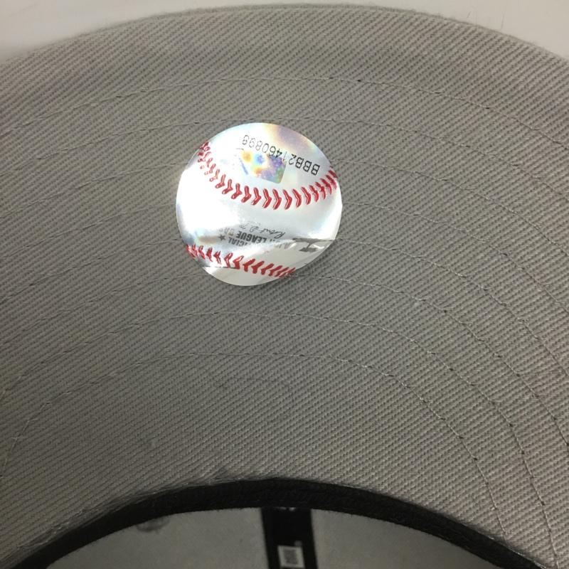 ニューエラ NEW ERA 帽子 キャップ ニューヨーク ヤンキース NY ロゴ、文字 灰 / グレー /  メンズ USED 古着 中古 10124142