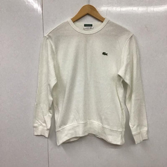 ラコステ LACOSTE カットソー 長袖 36 無地 白 / ホワイト /  レディース USED 古着 中古 10130965