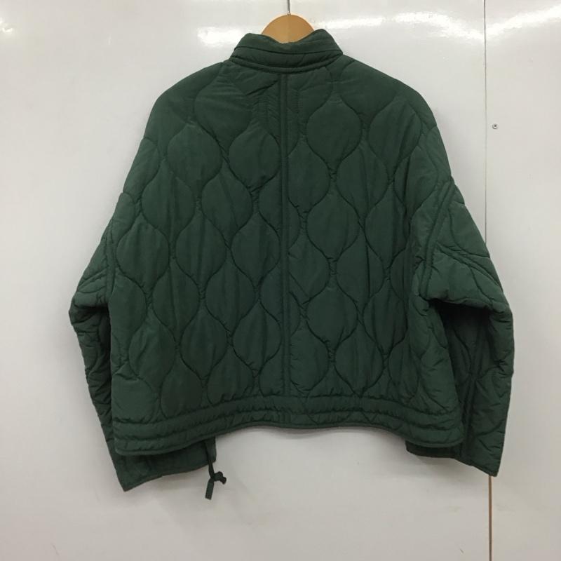 ザラ ZARA ジャケット、上着 ジャケット、ブレザー 2969 065 500 キルティングジャケット M 無地 緑 / グリーン /  レディース USED 古着 中古 10149269