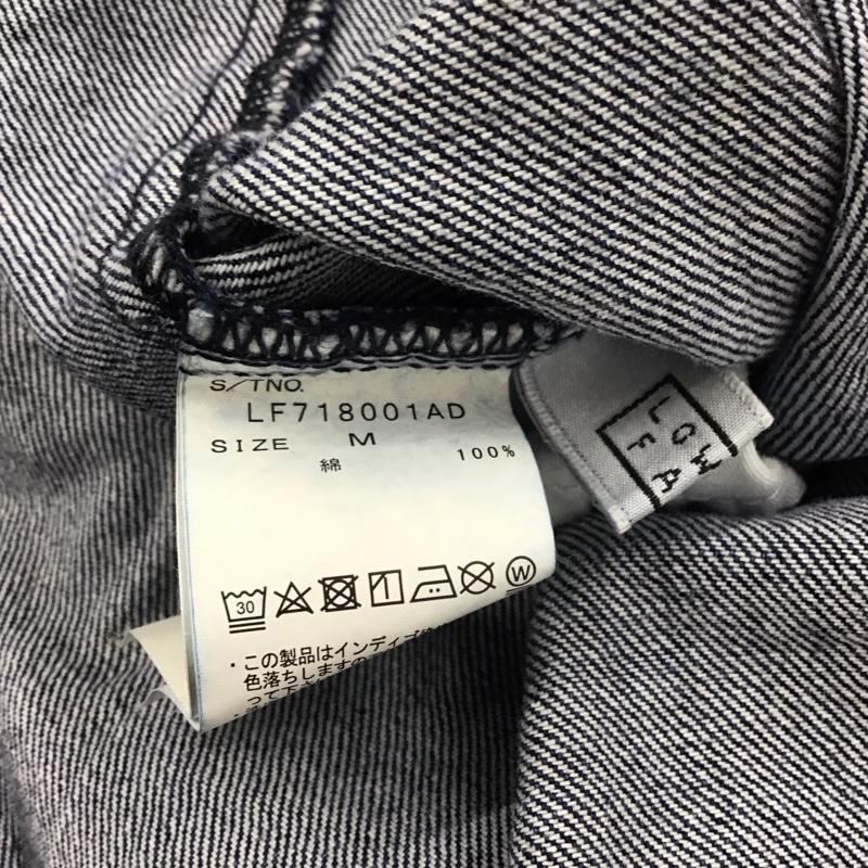 ローリーズファーム LOWRYS FARM ワンピース ロングスカート ノースリーブワンピース ロングスカート ジップアップロングワンピース M 無地 インディゴ / インディゴ /  レディース USED 古着 中古 10134355