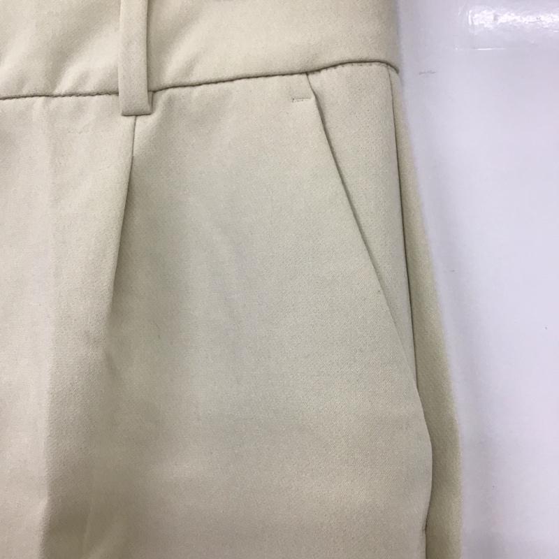ザラ ZARA パンツ スラックス M 無地 オフホワイト / オフホワイト /  レディース USED 古着 中古 10129665